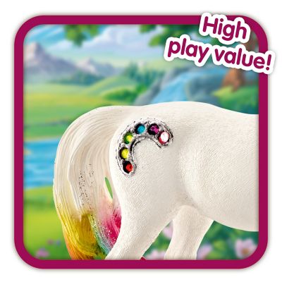 Image showing  Rainbow Unicorn Mare Toy Figurine