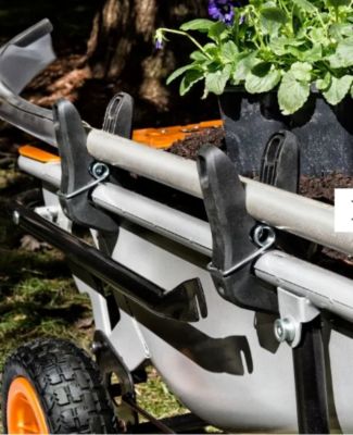 Image showing  Aerocart Universal Wheelbarrow Stick Tool Holders