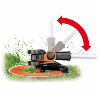 Image showing  12 in. 20V 2-in-1 Straight Shaft Cordless String Trimmer/Edger, Battery and Charger Included