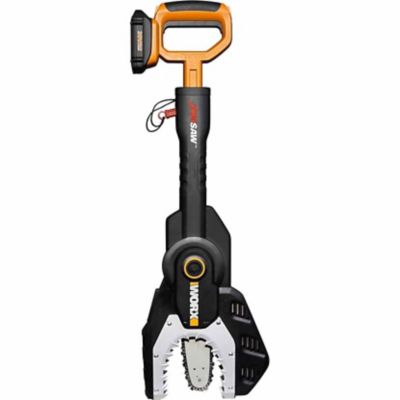 WORX 6 in. 20V Cordless MaxLithium JawSaw Chainsaw, 4 in., WG320