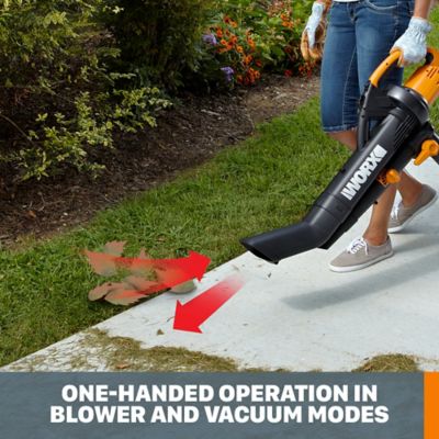 Image showing  TriVac 210 MPH/350 CFM 12A Corded 3-in-1 Handheld Leaf Blower, Vacuum and Mulcher, WG505