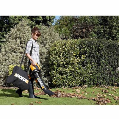 Image showing  TriVac 210 MPH/350 CFM 12A Corded 3-in-1 Handheld Leaf Blower, Vacuum and Mulcher, WG509