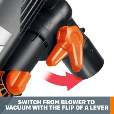 Image showing  TriVac 210 MPH/350 CFM 12A Corded 3-in-1 Handheld Leaf Blower, Vacuum and Mulcher, WG509