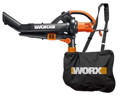 Image showing 5 th WORX TriVac 210 MPH/350 CFM 12A Corded 3-in-1 Handheld Leaf Blower, Vacuum and Mulcher, WG509