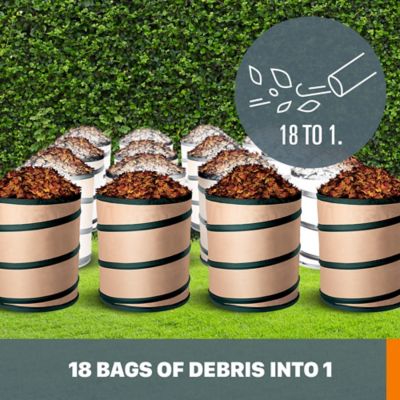 Image showing 7 th WORX TriVac 210 MPH/350 CFM 12A Corded 3-in-1 Handheld Leaf Blower, Vacuum and Mulcher, WG509