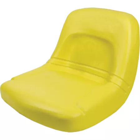 Black Talon 13.75 in High Back Steel Deck Tractor Seat Yellow Tractor Seats