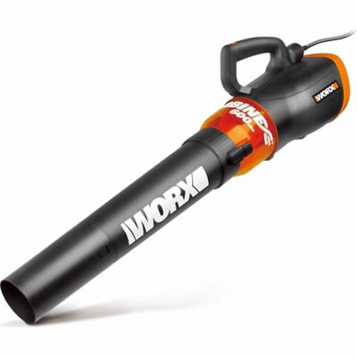 WORX Turbine 600 110 MPH/600 CFM 12A Corded Handheld Leaf Blower