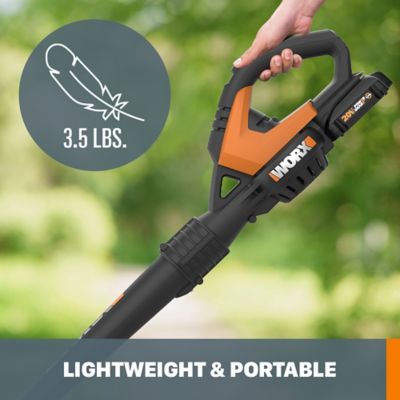 Image showing AIR 120 MPH 20V Cordless Handheld Leaf Blower, Battery and Charger Included