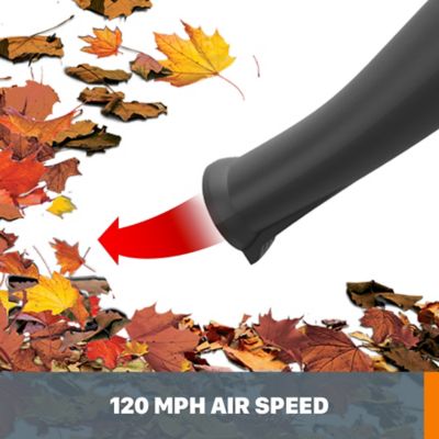 Image showing AIR 120 MPH 20V Cordless Handheld Leaf Blower, Battery and Charger Included