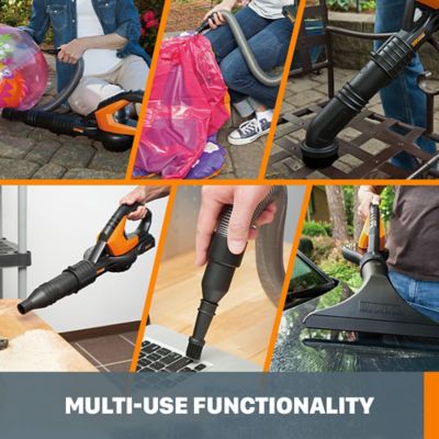 Image showing AIR 120 MPH 20V Cordless Handheld Leaf Blower, Battery and Charger Included