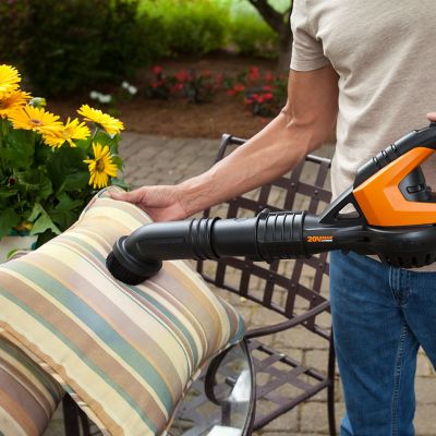 Image showing 7 th WORX WORXAIR 120 MPH 20V Cordless Handheld Leaf Blower, Battery and Charger Included