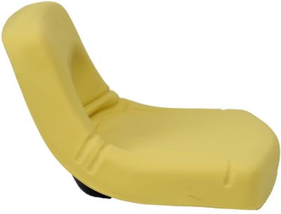 Image showing  Low-Back Steel Pan Tractor Seat, Yellow
