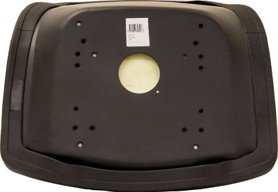 Image showing 5 th Black Talon Low-Back Steel Pan Tractor Seat, Yellow