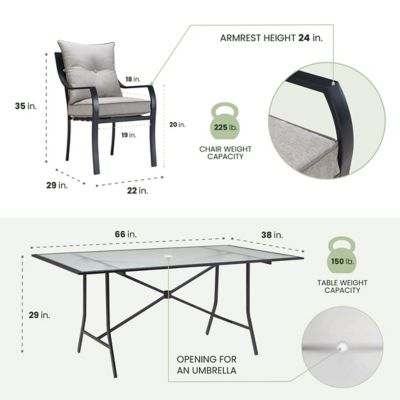 Image showing  7 pc. Lavallette Outdoor Dining Set