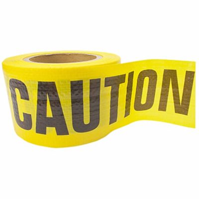 C.H. Hanson 500 ft. Reinforced Caution Tape, Yellow, 8-Pack