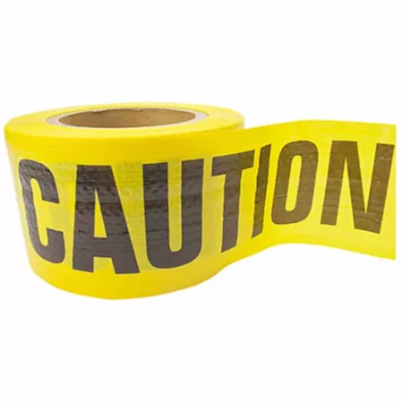 C.H Hanson 500 Feet Reinforced Warning Tape Yellow 8 Pack Caution Tape