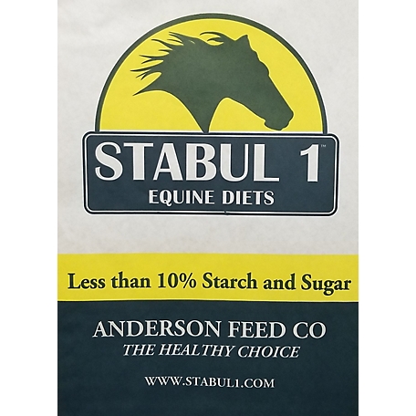 Stabul 1 Peppermint Flavor Horse Feed, 40 lb.
