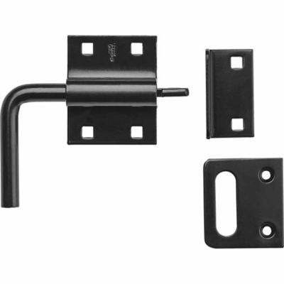 National Hardware Slide Bolt Latch, Black