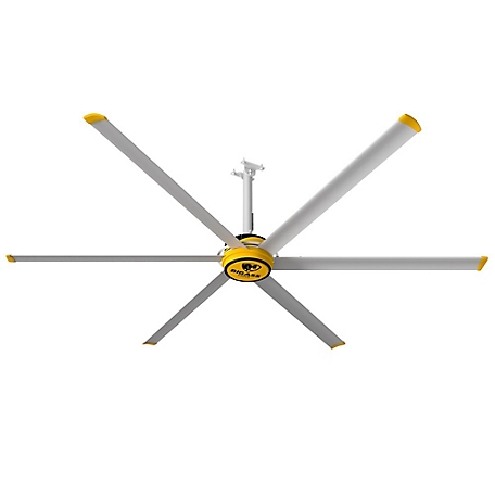 Big Ass Fans 10 ft. 3025 Shop Ceiling Fan with Wall Control, Variable Speed