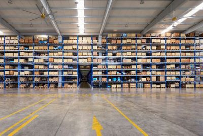 Image showing Big A** Fans 10 ft. Indoor Variable Speed Shop Ceiling Fan with Wall Control, 7.8 CFM