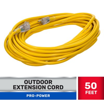 JobSmart 50 ft. Indoor/Outdoor Pro Power Extension Cord