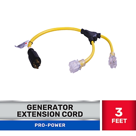 JobSmart 2-Outlet Generator Cord