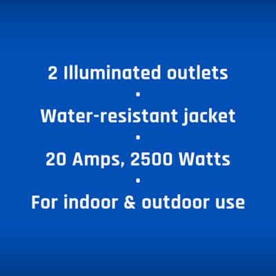 Image showing  2-Outlet Generator Cord