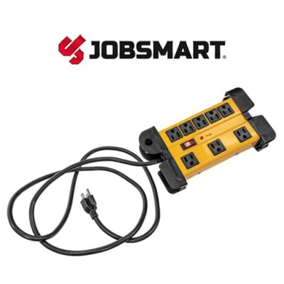 Image showing  8-Outlet Yellow Extra-Power Power Strip and Surge Protector