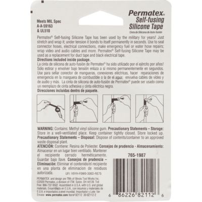 Image showing 1 th Permatex Self Fusing Silicone Tape