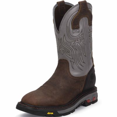 mens square toe cowboy work boots