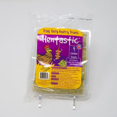 Hentastic Chicken Treats with Mealworm, Oregano, Mint, Basil, Parsley and Turmeric, 4 ct.