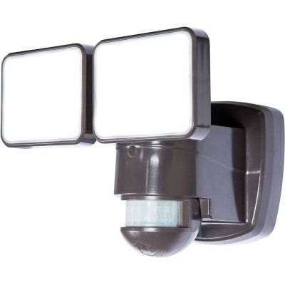 Heath/Zenith LED Motion Sensing Security Light, Bronze, 1,250 Lumen