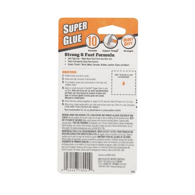 Image showing  3g Super Glue Gel Tubes, 2-Pack