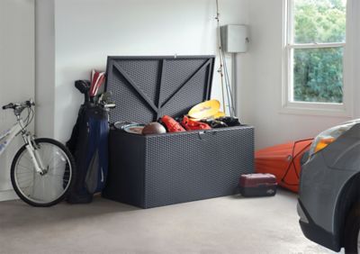 Image showing  134.5 gal. Anthracite Spacemaker Deck Storage Box