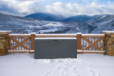 Image showing 7 th Arrow 134.5 gal. Anthracite Spacemaker Deck Storage Box