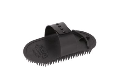 Weaver Leather Cattle Massage Brush, Black