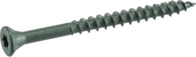 Image showing  #10 x 2-1/2 in. Deck Plus Deck Screws, Green, 40-Pack