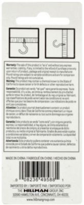 Image showing  Cup Hooks White Vinyl (7/8 in.) 0.5lb, 6-Pack