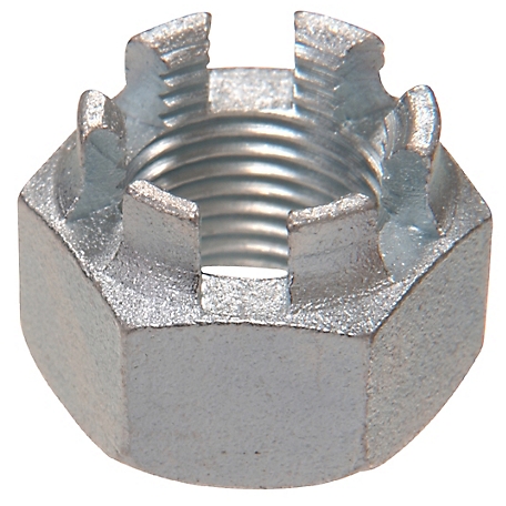 Hillman SAE Hex Castle Nuts (7/16in.-20) -1 Pack