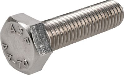 Hillman M8-1.25 x 30mm Stainless Steel Metric Hex Cap Screws, 5-Pack