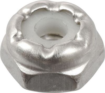 Hillman Stainless Metric Nylon Insert Stop Nuts (M5-0.80) -3 Pack