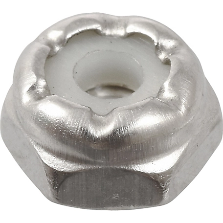 Hillman Stainless Metric Nylon Insert Stop Nuts (M10-1.50) -2 Pack