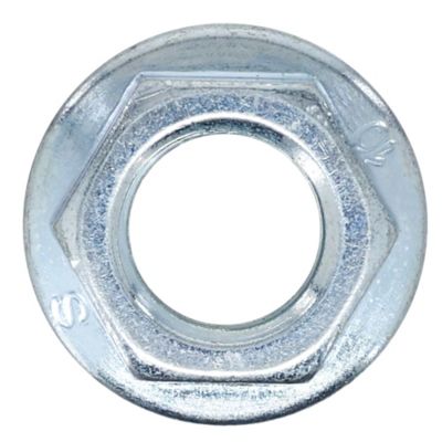 Image showing  M10-1.25 Zinc-Plated Class 10 Metric Flange Nuts, 2 pk.