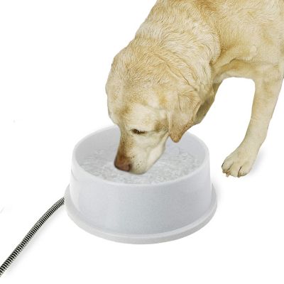 K&H Pet Products Thermal-Bowl Heated Plastic Dog Water Bowl, 24 Cups, 1 pk.