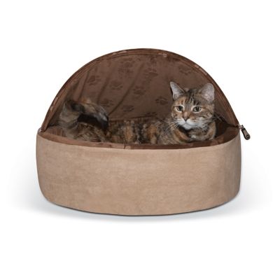 K&H Pet Products Hooded Self-Warming Cat Bed