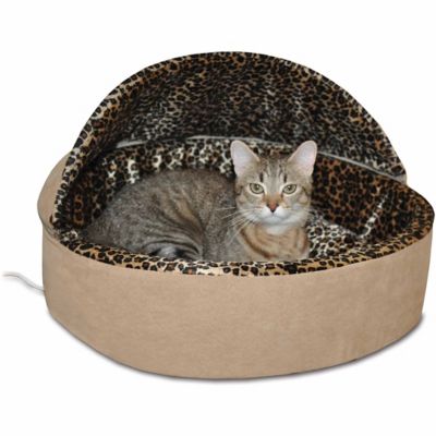 K&H Pet Products Thermo-Kitty Deluxe Hooded Cat Bed