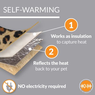 Image showing  Self-Warming Nuzzle Nest Pet Bed