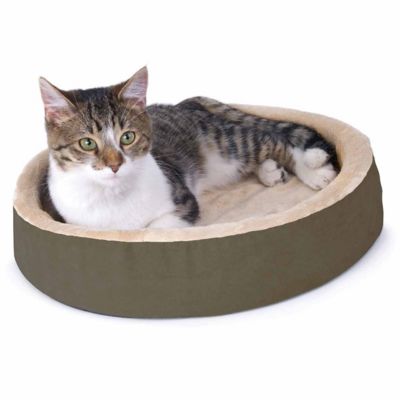 K&H Pet Products Thermo-Kitty Cuddle Up Cat Bed