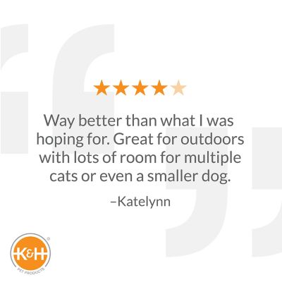 Image showing  Unheated Extra-Wide Outdoor Nylon Cat House