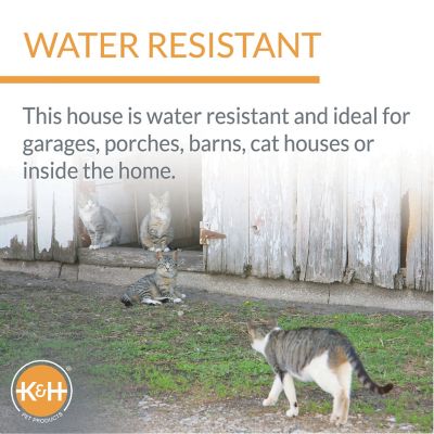 Image showing  Heated Outdoor Nylon/Vinyl Cat House